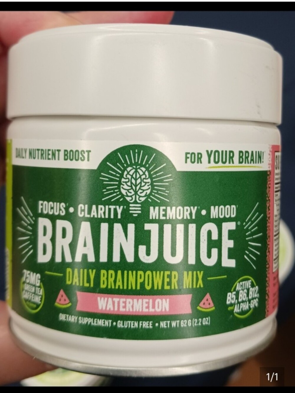 BrainJuice Daily Brainpower Mix - Watermelon